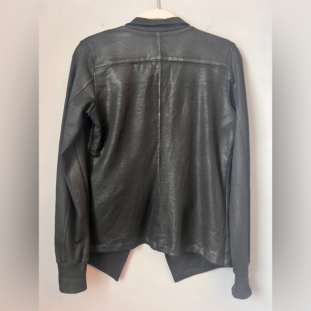 David Lerner Women's Open Moto Faux Suede Jacket, Size Small - Picture 6 of 6